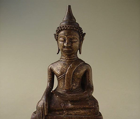 Burmese Bronze Buddha – Shan
