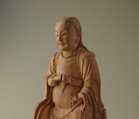 Chinese Wood Carving Of Zhien Wu – Qing Dynasty