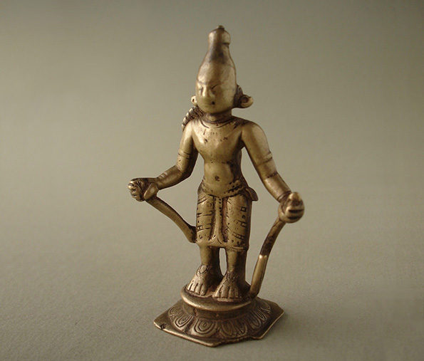 Indian Miniature Bronze of Rama