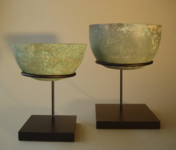 Cambodian Bronze Bowls – Khmer (set of 2) Pair Priced At