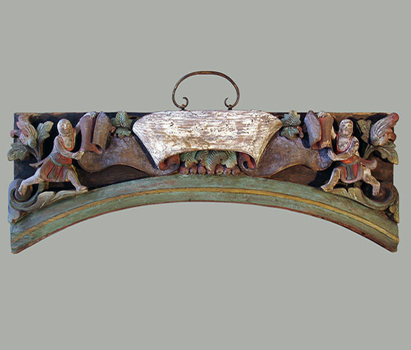 Chinese Wooden Lintel Ornament