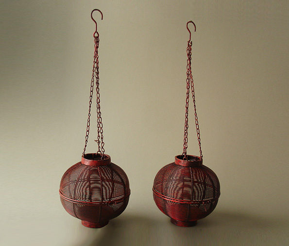 Chinese Wire Lantern – Qing Dynasty (Pair Priced At)